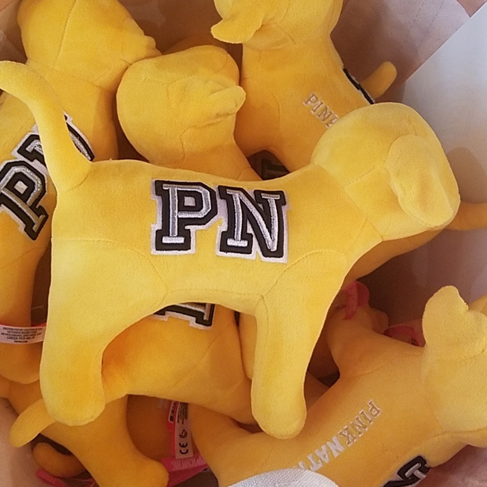 VS PINK NATION YELLOW DOG